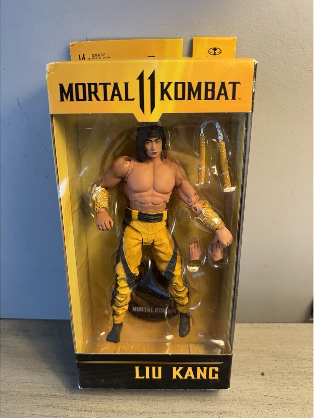 McFarlane Mortal Kombat 11 Liu Kang 7” Action Figure MK11